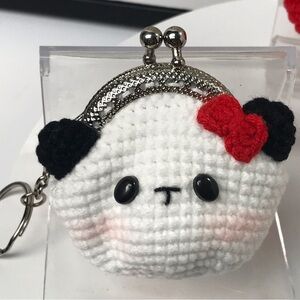 Pick 1‼️Crochet Kisslock Coin Purse/Keychain/Bag Charm ✨